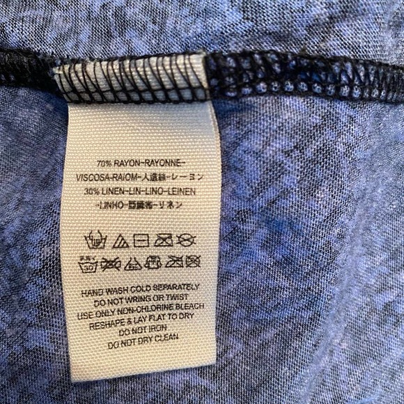 Free People Black Floral Cropped Back Slouch Blouse - Picture 7 of 8